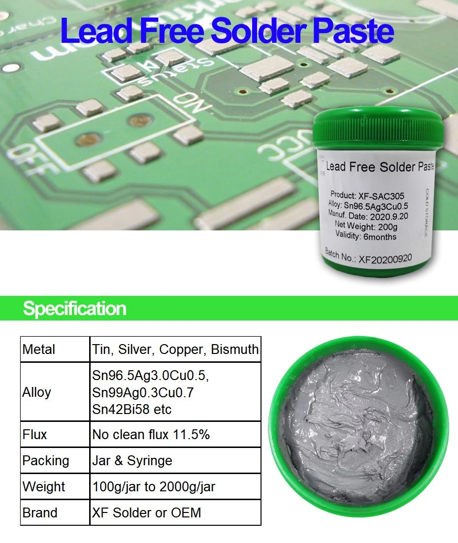 BGA No Clean Lead Free Solder Paste