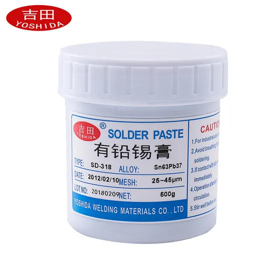 High Temperature Lead-Free Environmental Water-Soluble Solder Paste Sn96.5AG3cu0.5 SMT Chip Electronic Element