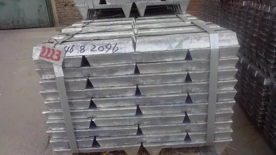 Precio competitivo Lingote de estaño puro a granel y lingote de plomo 99.994%