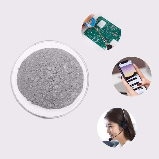 Sn42bi57AG1 Pasta de soldadura de baja temperatura SMT Aleaciones de cobre Pasta de flujo de soldadura Soldadura de plata Polvo de flujo de soldadura fuerte para pasta de pulido